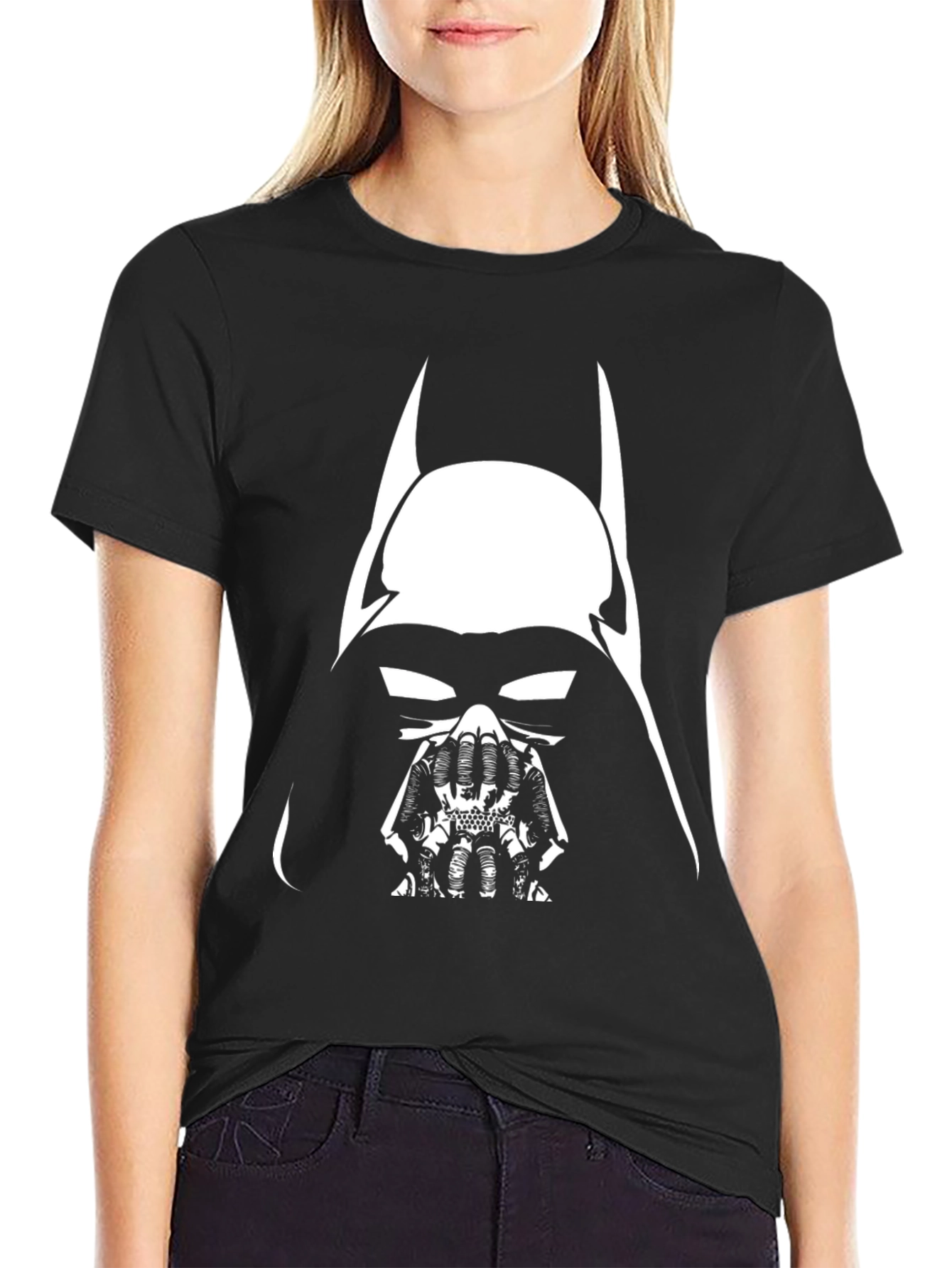 Batman Bane Mashup Black T-Shirt
