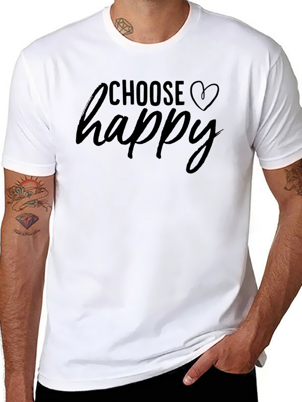 Choose Happy Graphic T-Shirt