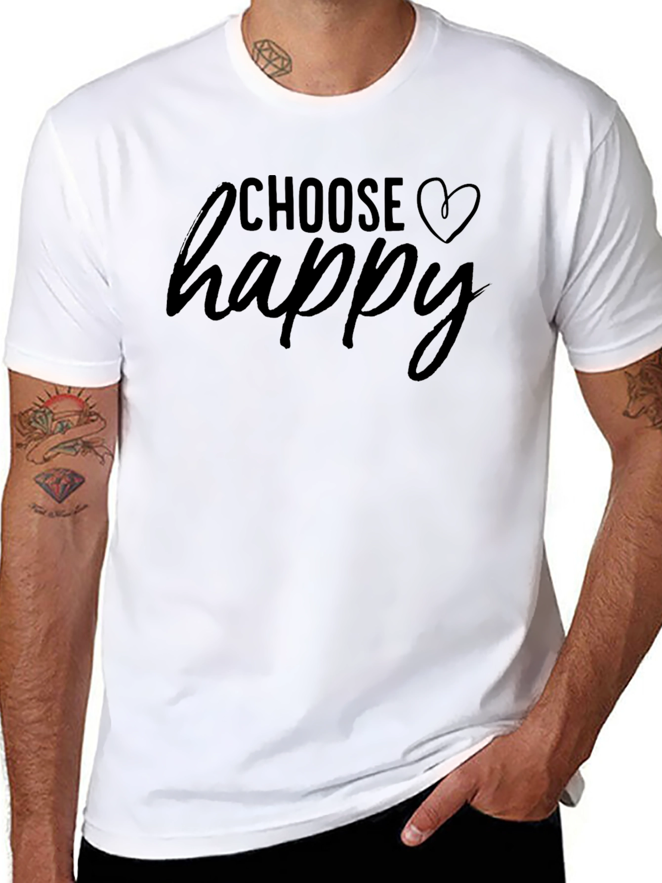 Choose Happy Graphic T-Shirt