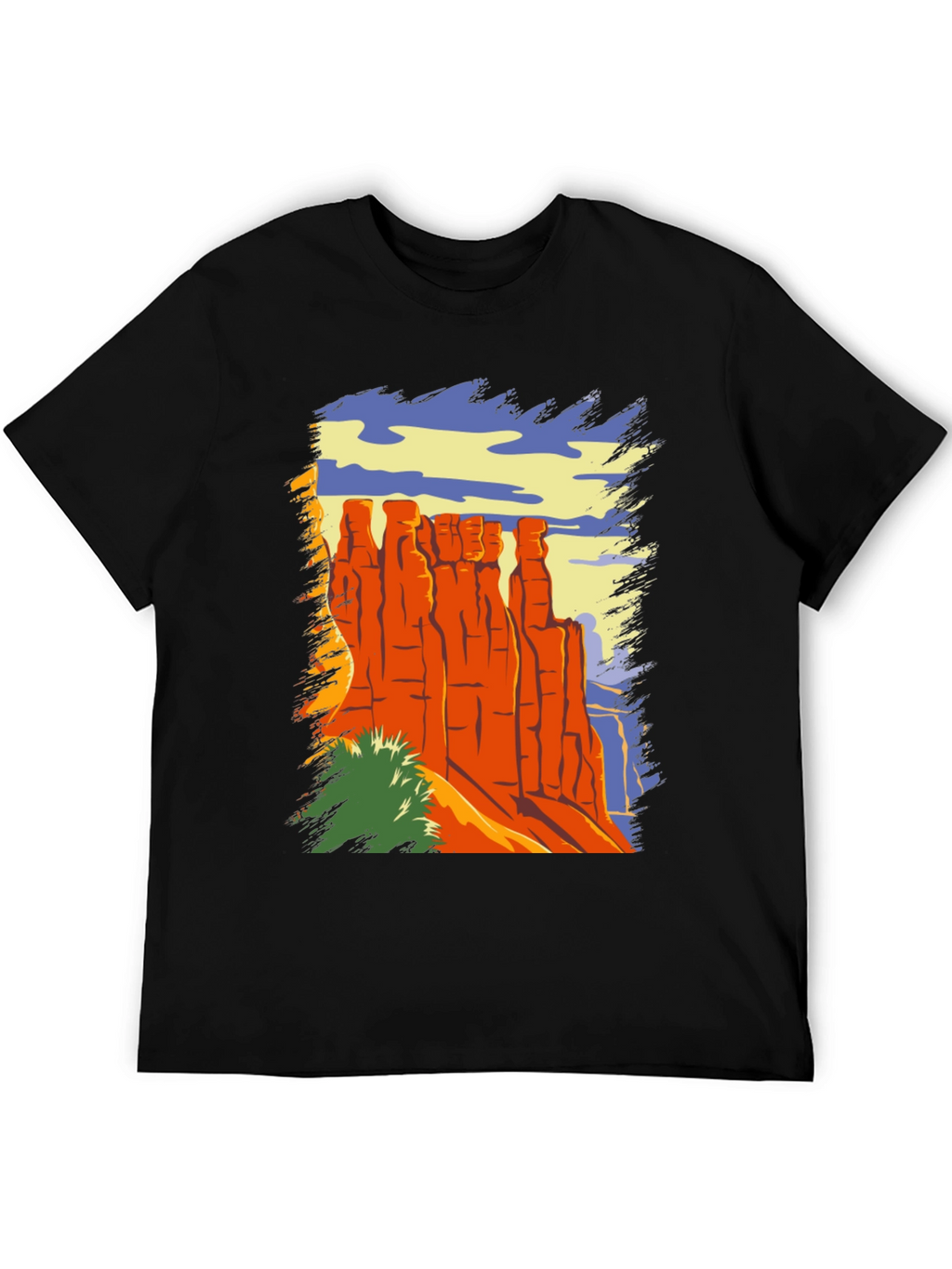 Desert Landscape Graphic T-Shirt