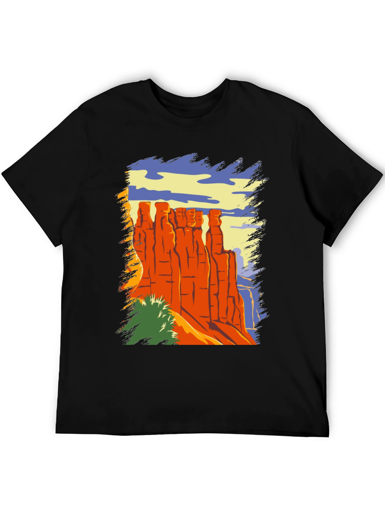 Desert Landscape Graphic T-Shirt