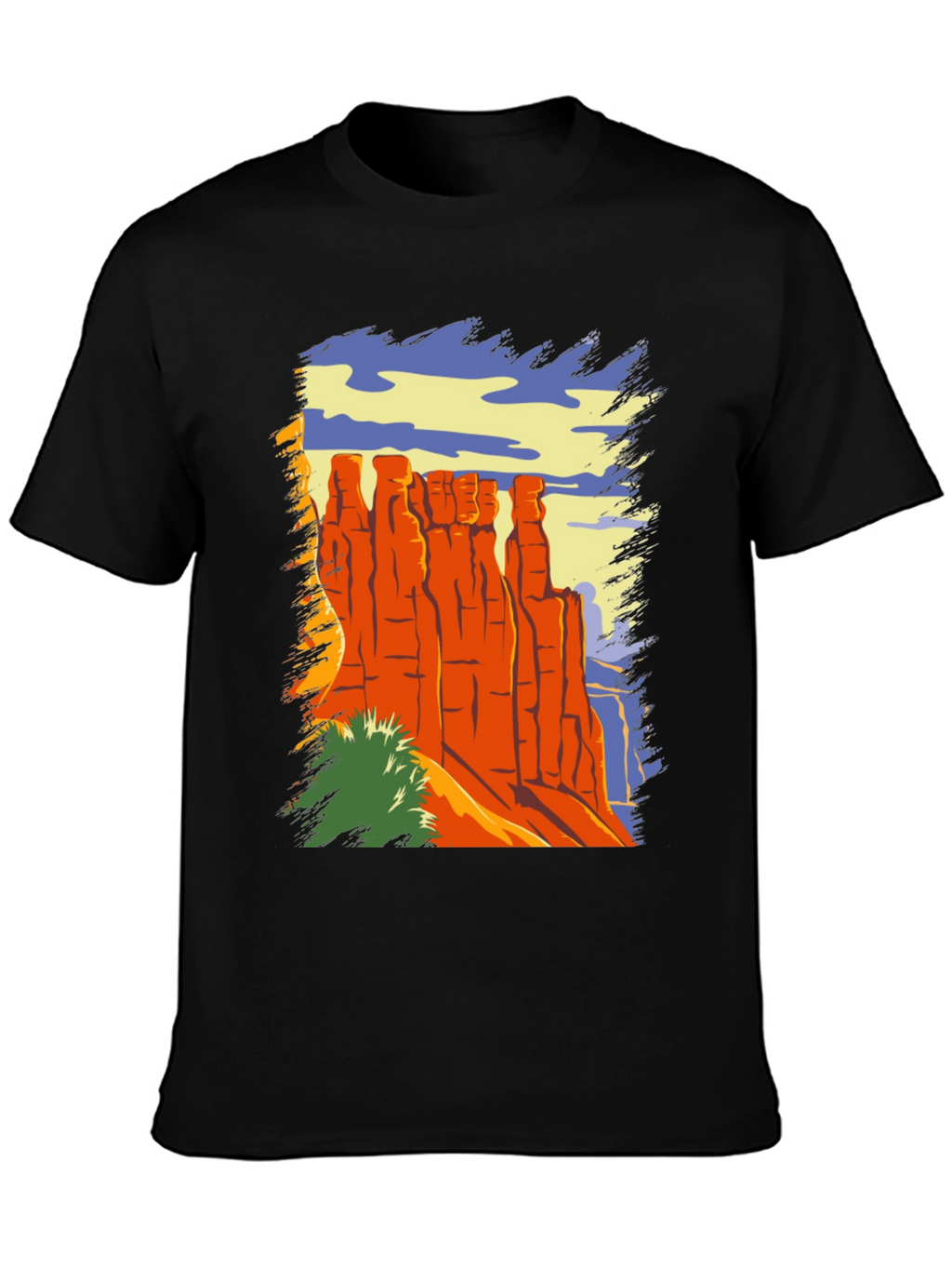 Desert Landscape Graphic T-Shirt