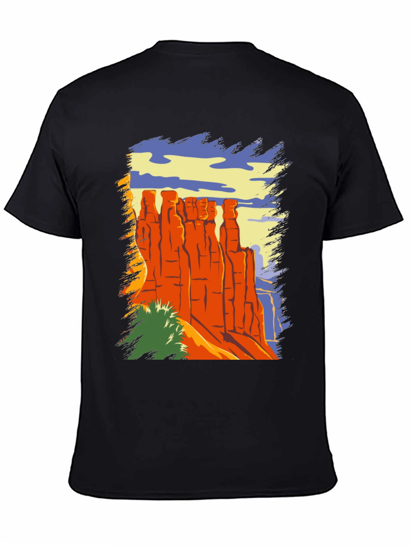 Desert Landscape Graphic T-Shirt