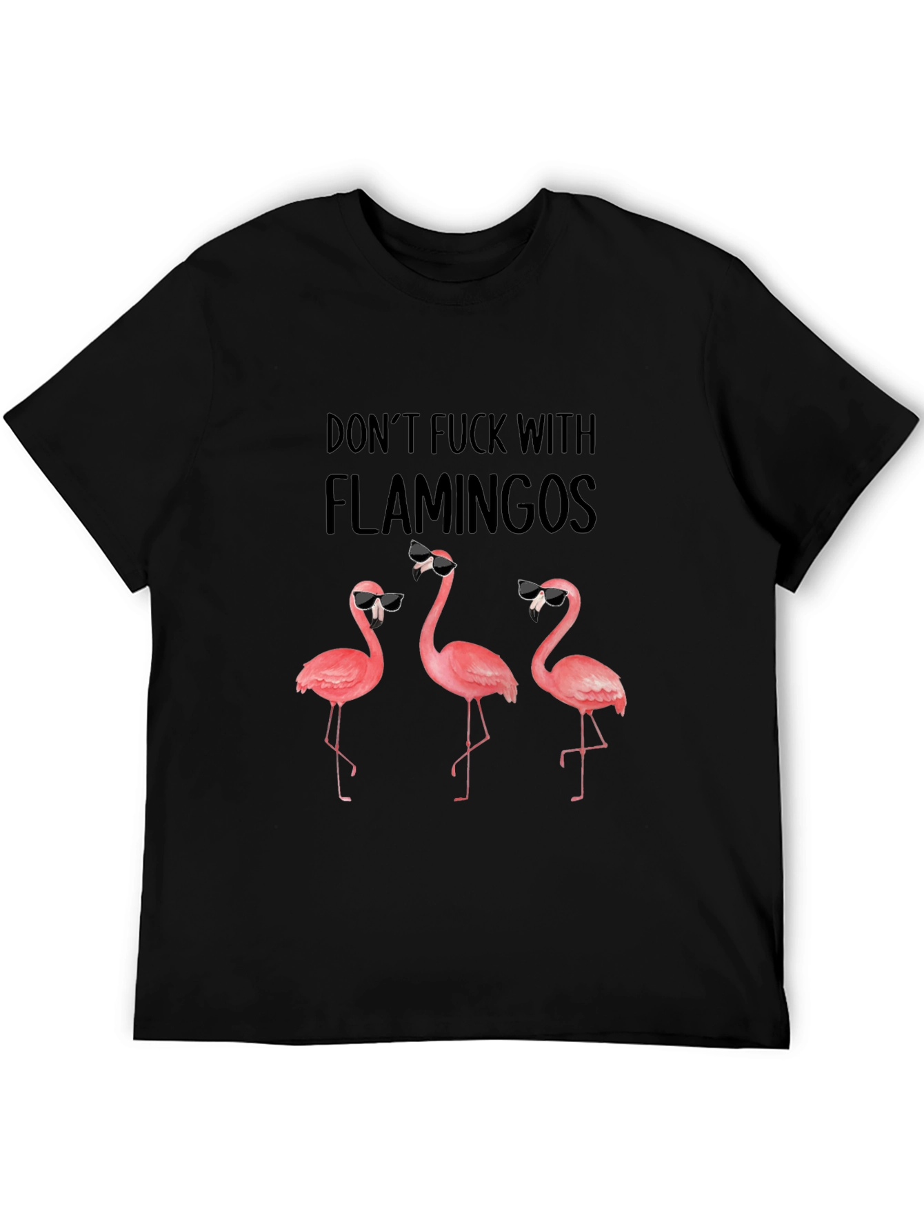 Dont F*ck with Flamingos Graphic Tee - Funny & Stylish