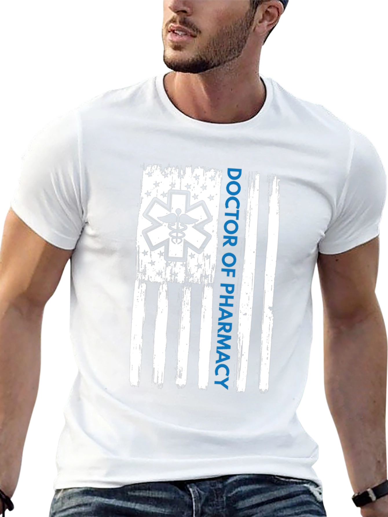 Doctor of Pharmacy American Flag T-Shirt