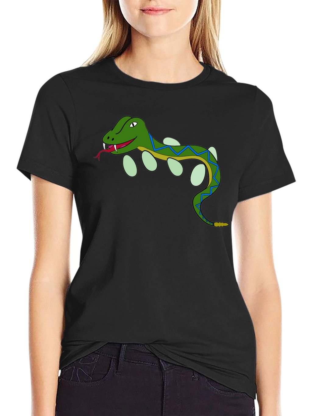 Cartoon Snake T-Shirt - Reptile Lover Tee