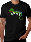 Cartoon Snake T-Shirt - Reptile Lover Tee