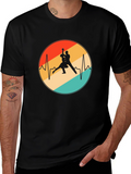 Retro Dance Heartbeat Graphic Tee
