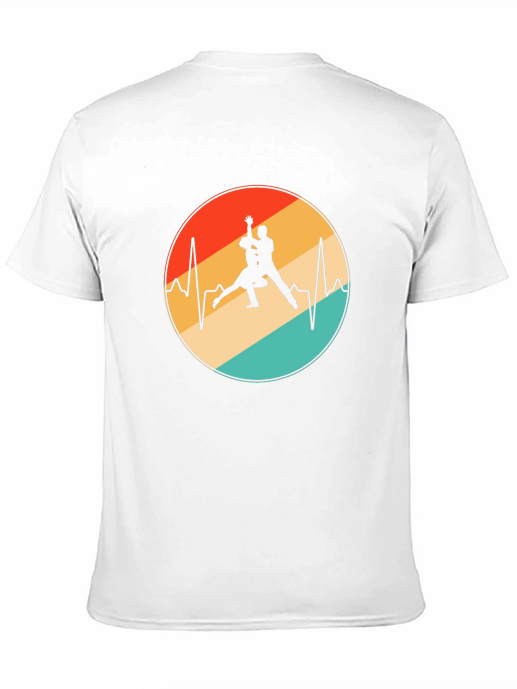 Retro Dance Heartbeat Graphic Tee