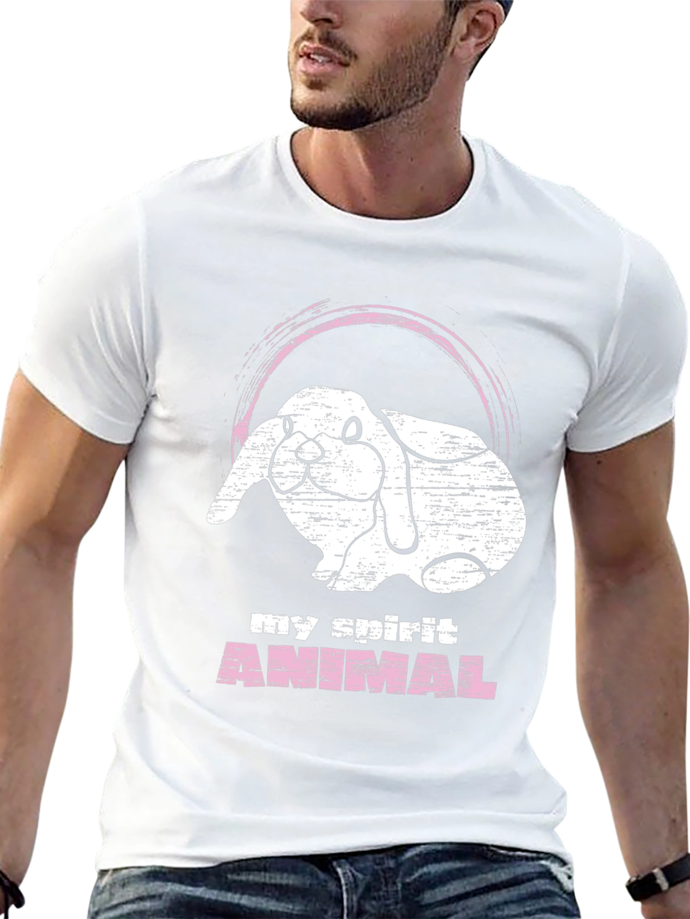 Bunny Spirit Animal Graphic Tee