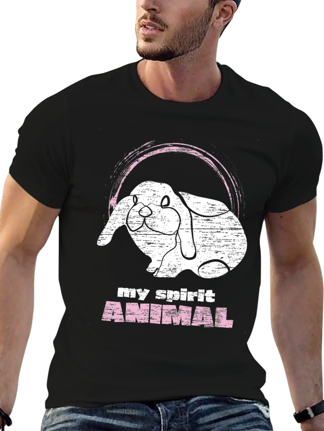 Bunny Spirit Animal Graphic Tee
