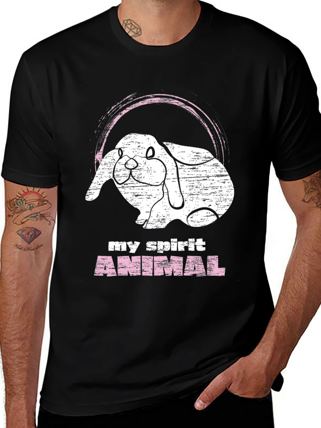 Bunny Spirit Animal Graphic Tee
