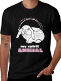 Bunny Spirit Animal Graphic Tee