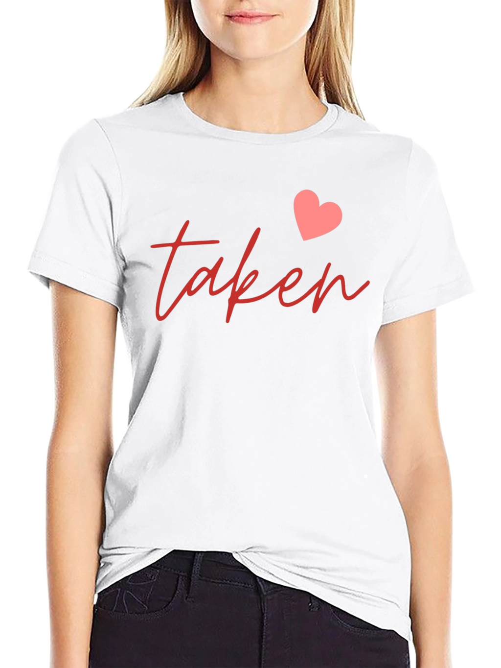 Taken Heart Graphic Tee - Romantic Casual Shirt