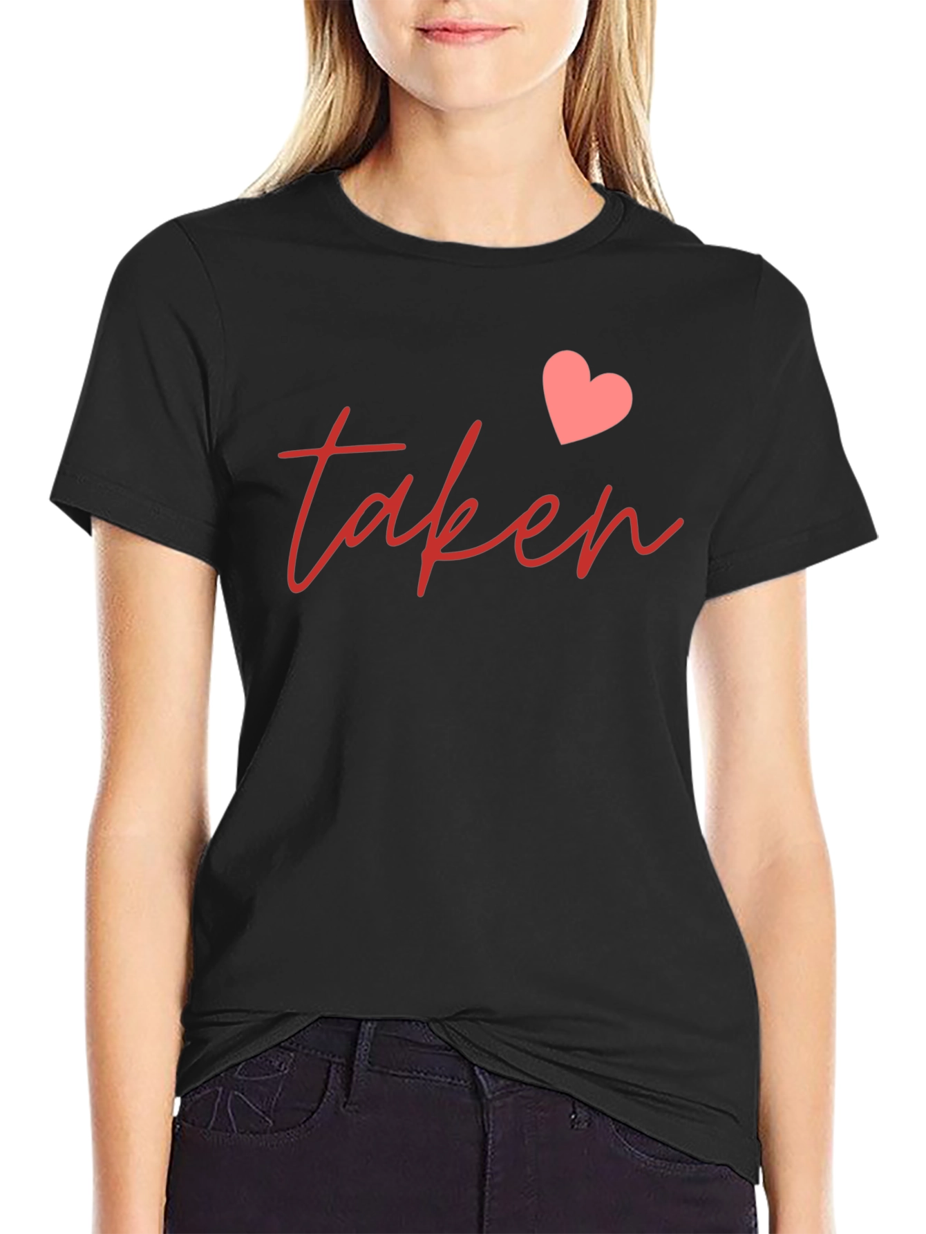 Taken Heart Graphic Tee - Romantic Casual Shirt