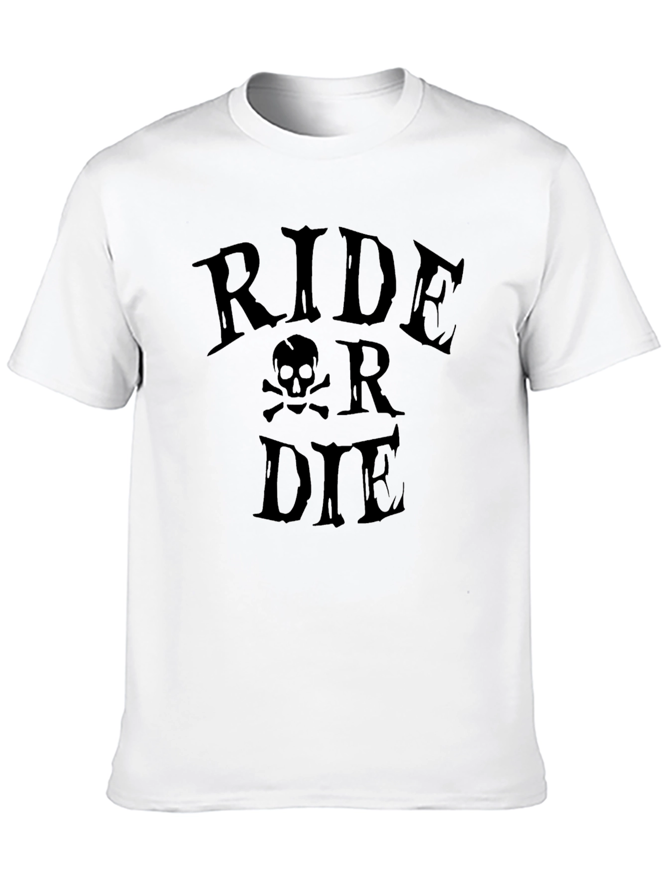 Ride or Die Skull Graphic Tee
