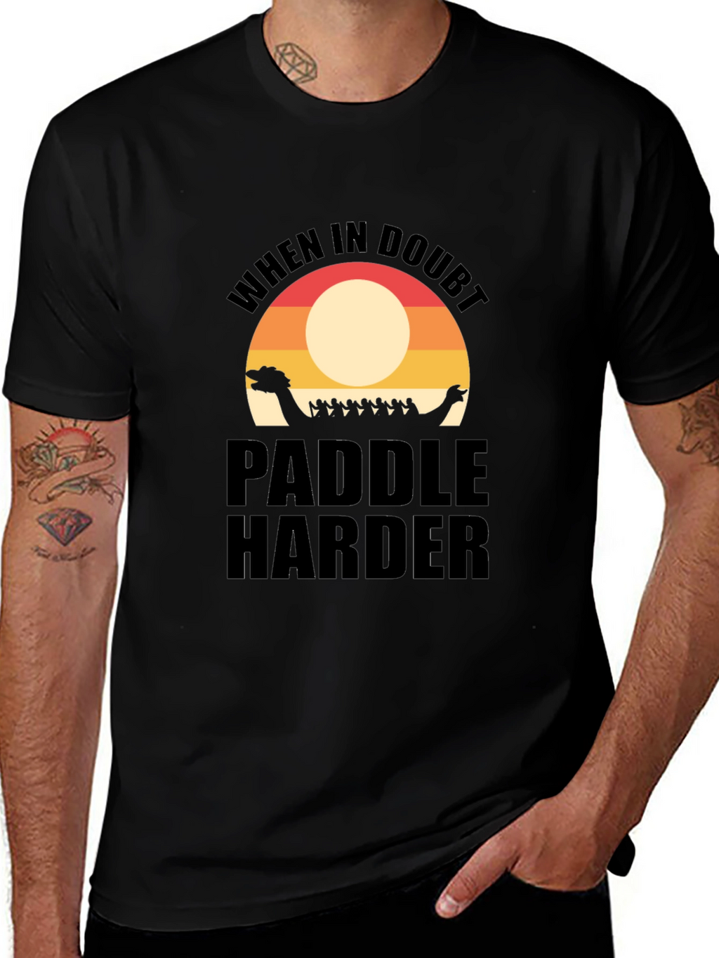 Paddle Harder Graphic T-Shirt