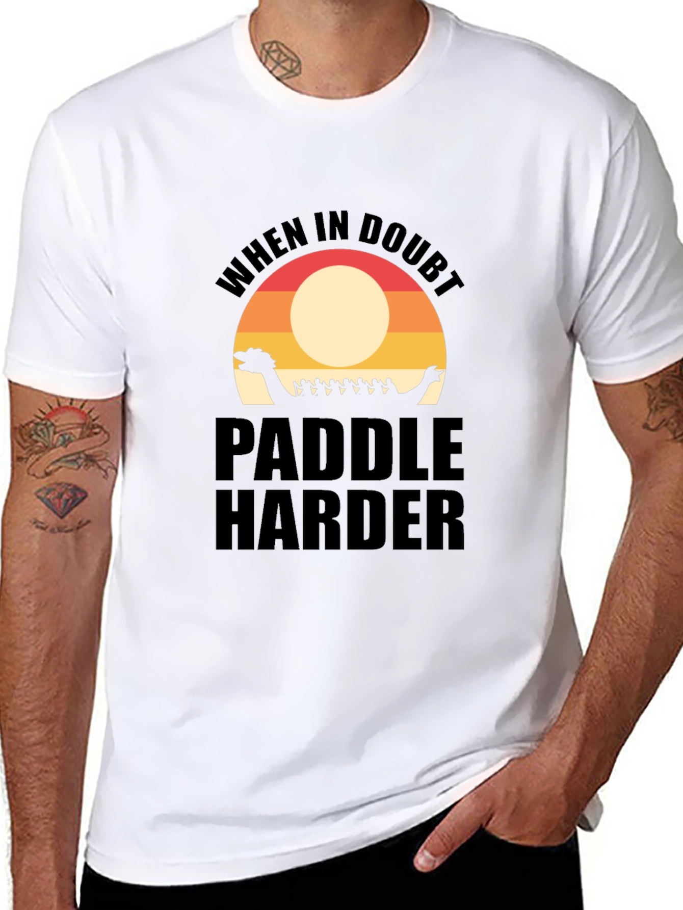 Paddle Harder Graphic T-Shirt
