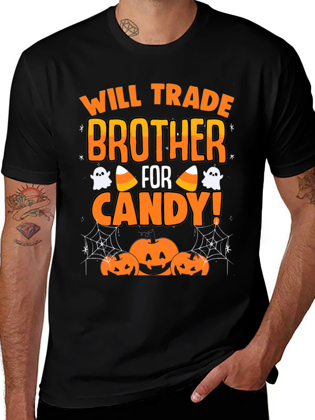 Will Trade Brother For Candy Halloween T-Shirt