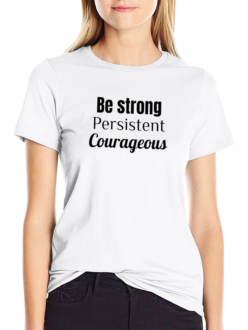 Inspirational Quote Black T-Shirt