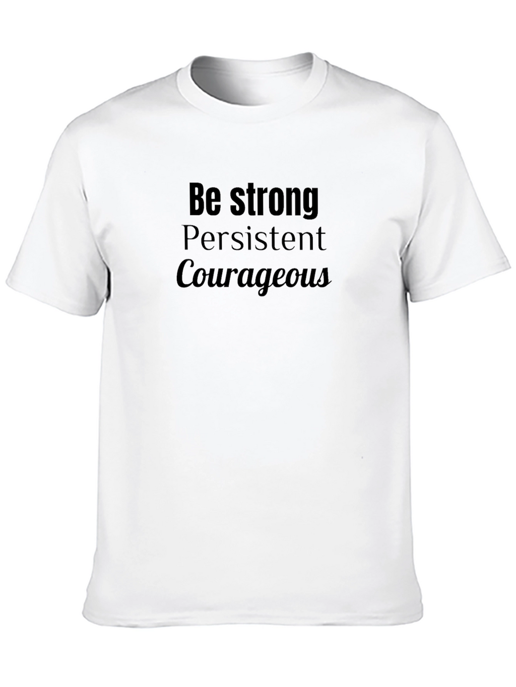 Inspirational Quote Black T-Shirt