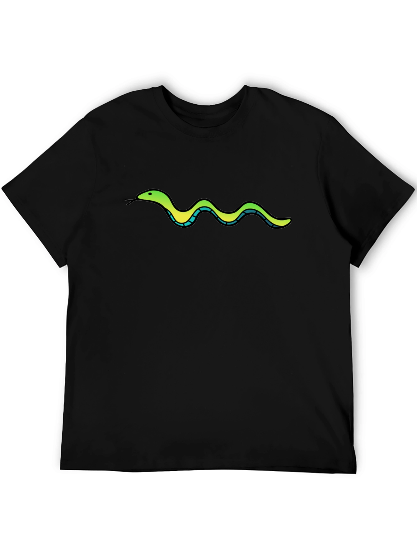 Black Snake Graphic Tee - Stylish & Comfortable