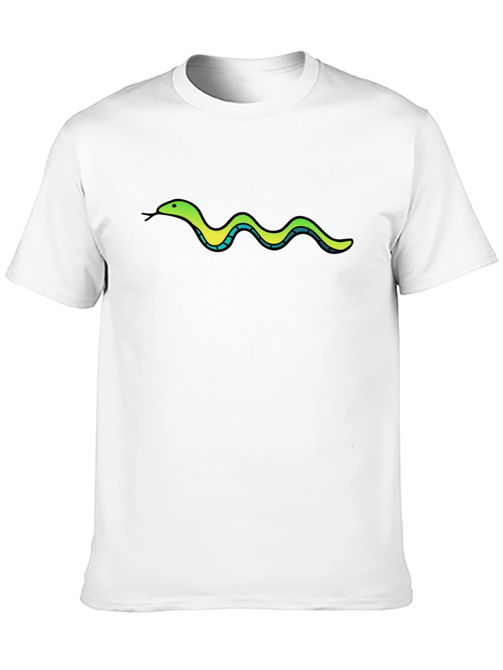 Black Snake Graphic Tee - Stylish & Comfortable