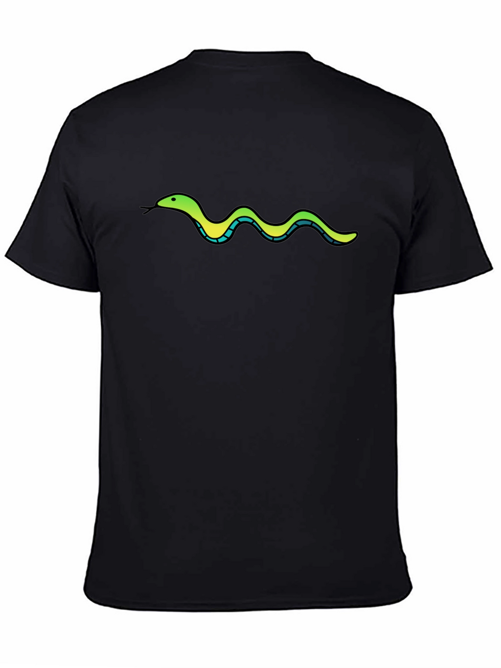Black Snake Graphic Tee - Stylish & Comfortable