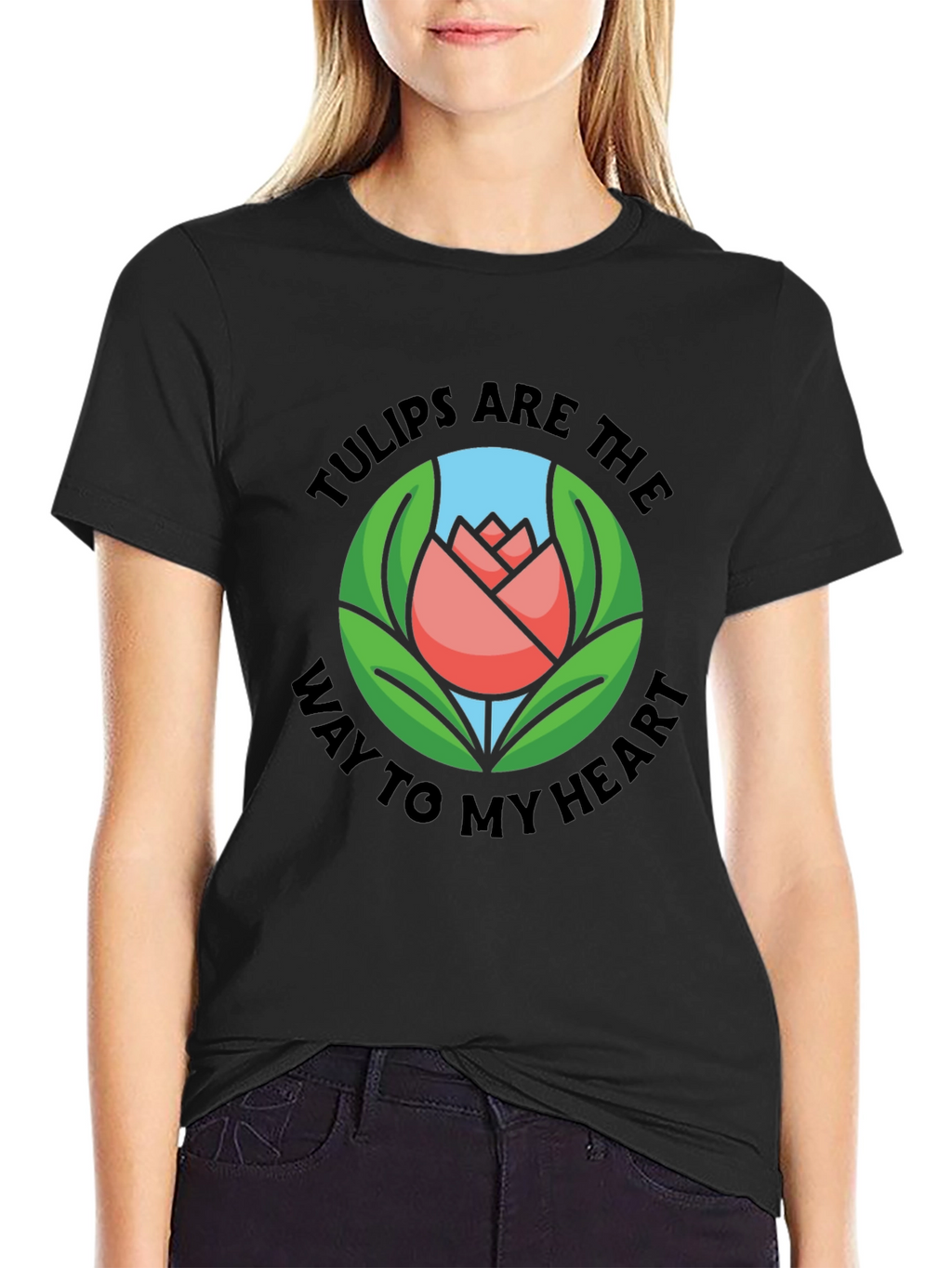 Tulips Are The Way To My Heart Graphic T-Shirt