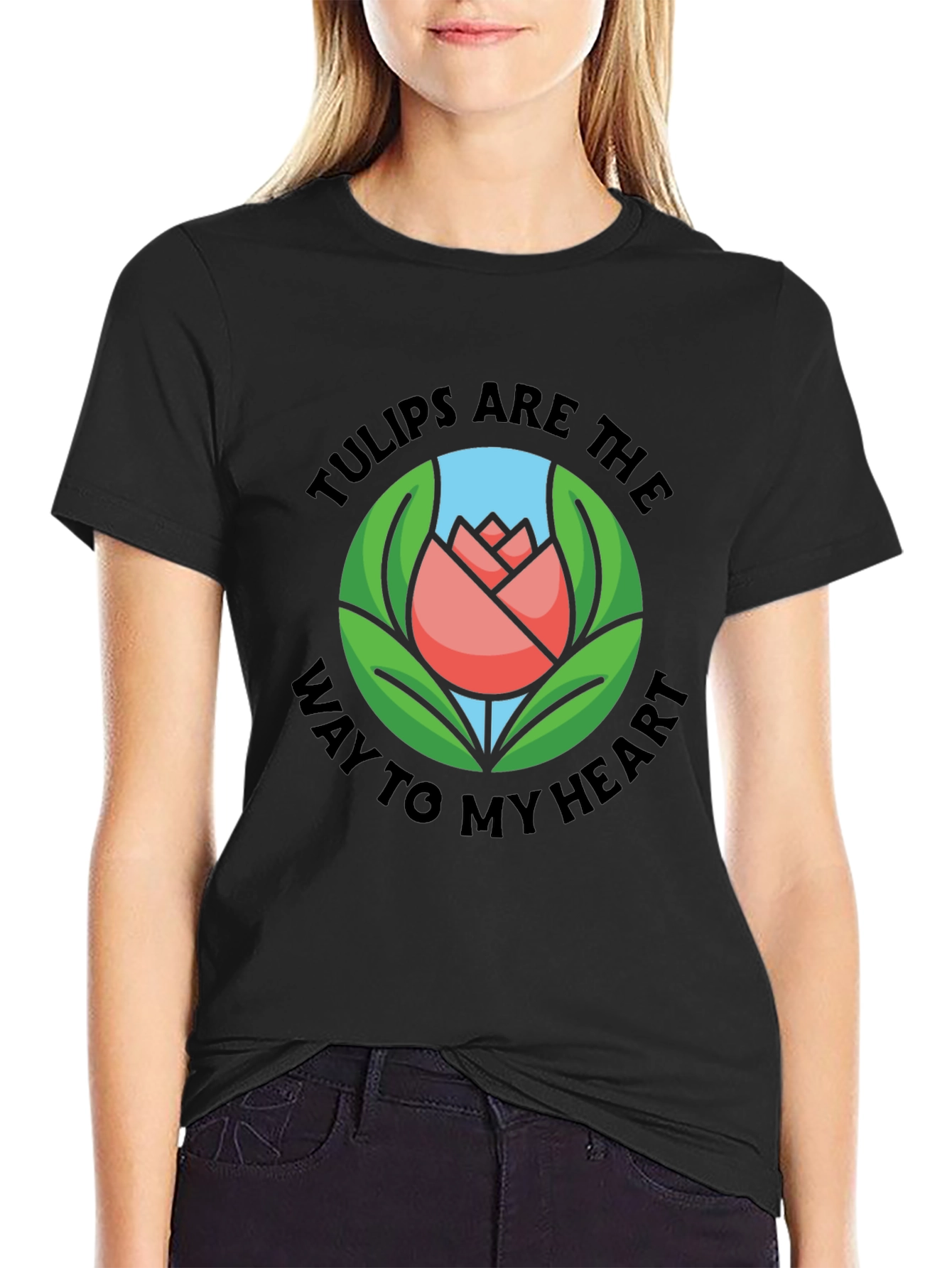 Tulips Are The Way To My Heart Graphic T-Shirt
