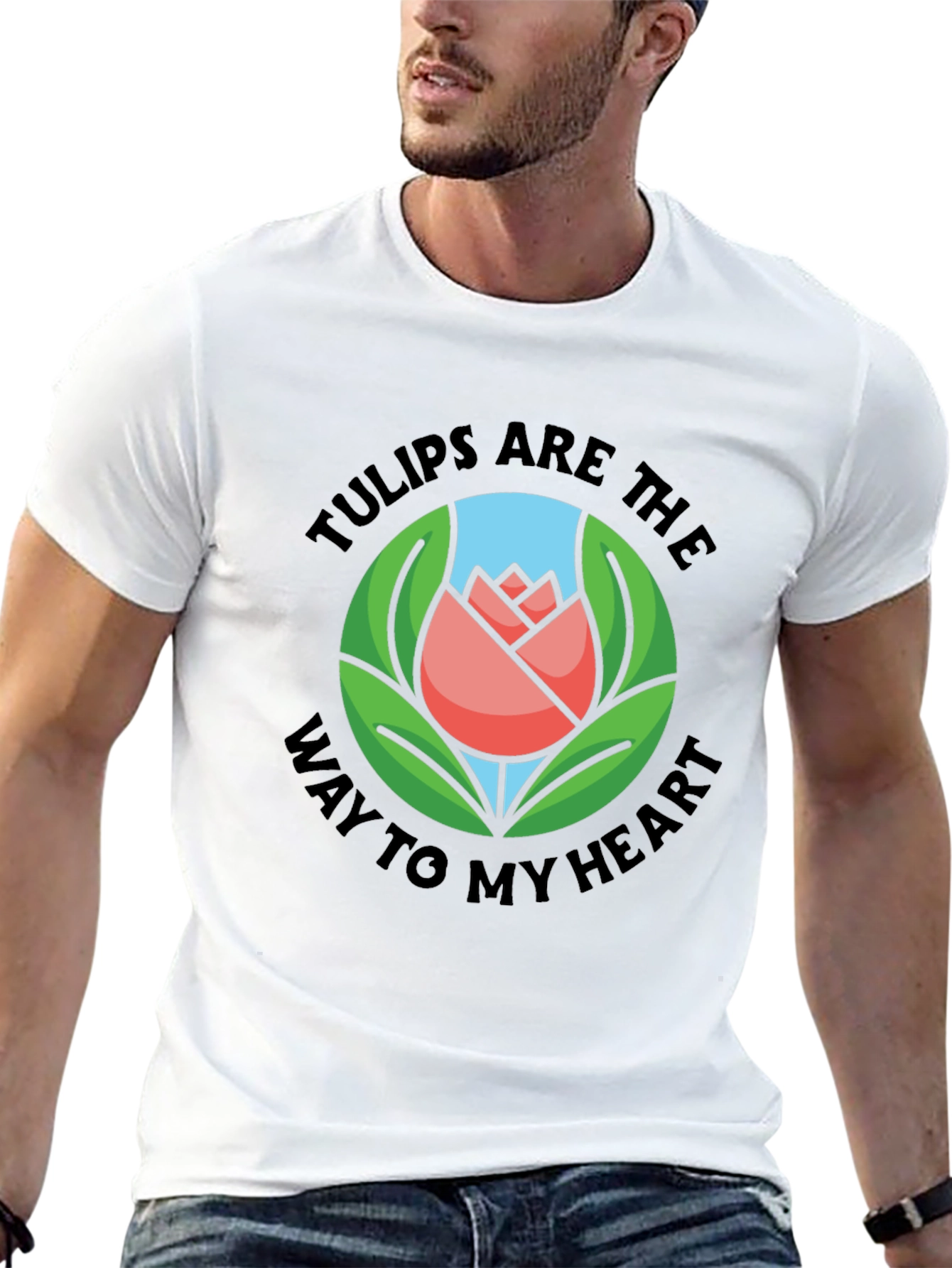 Tulips Are The Way To My Heart Graphic T-Shirt