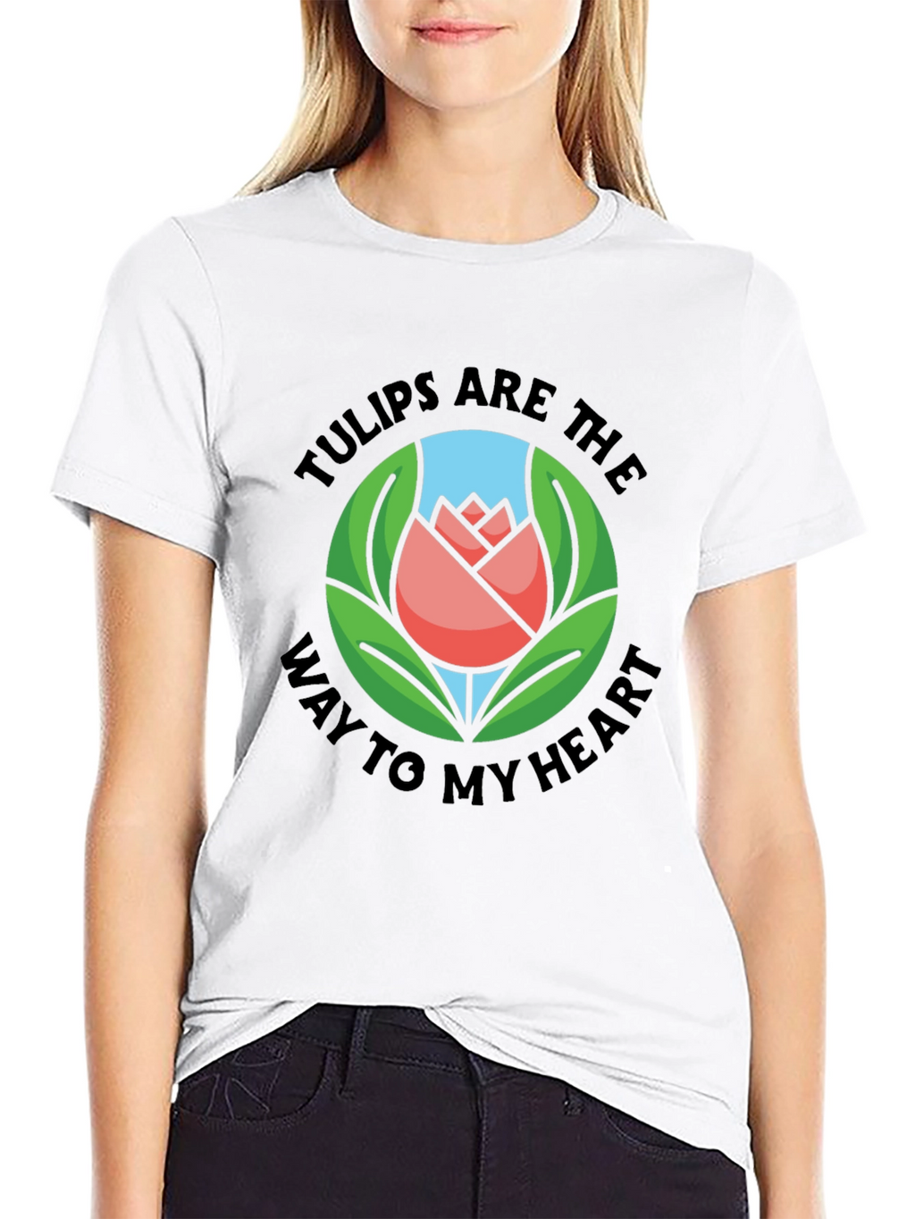 Tulips Are The Way To My Heart Graphic T-Shirt