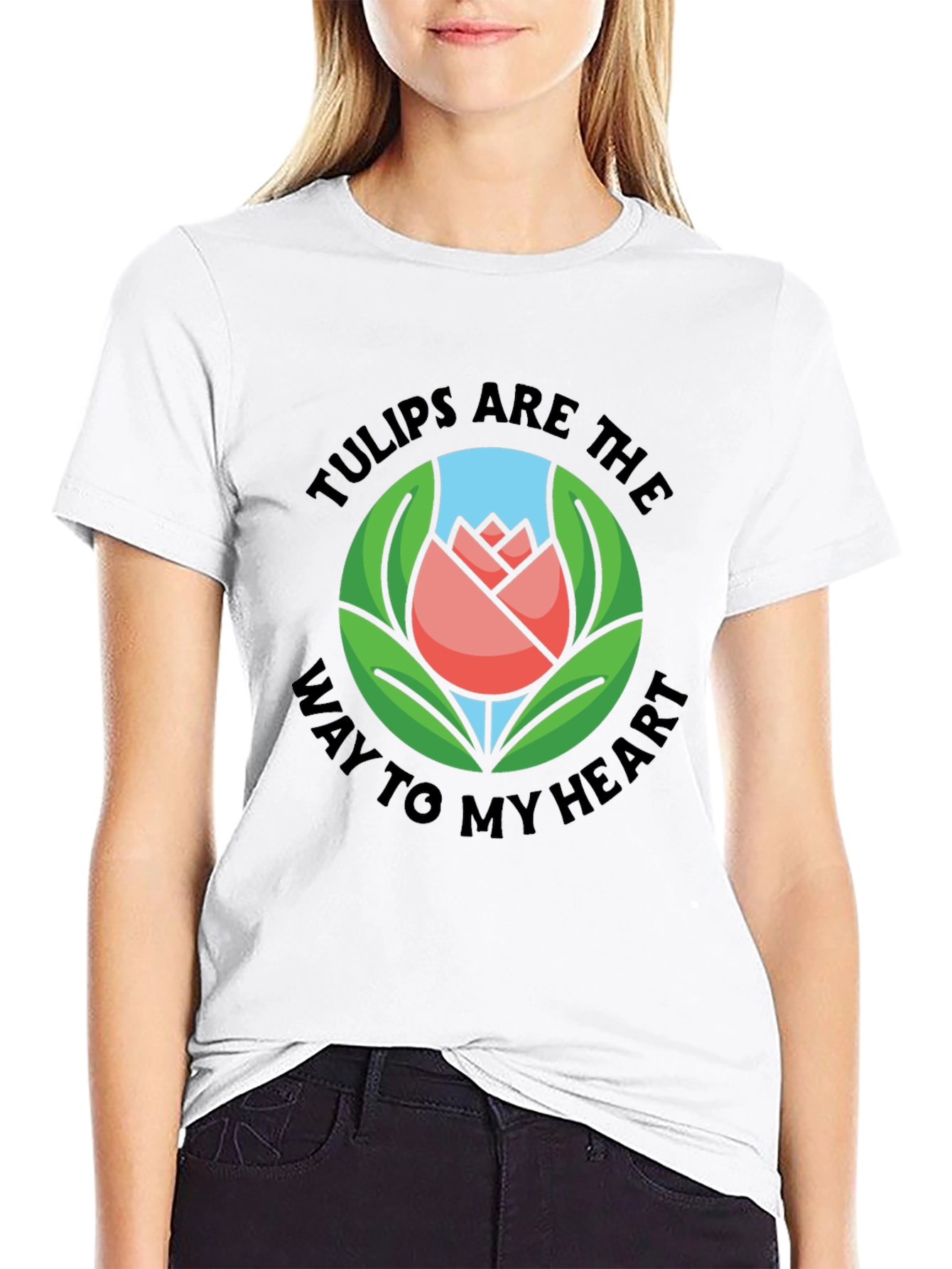 Tulips Are The Way To My Heart Graphic T-Shirt