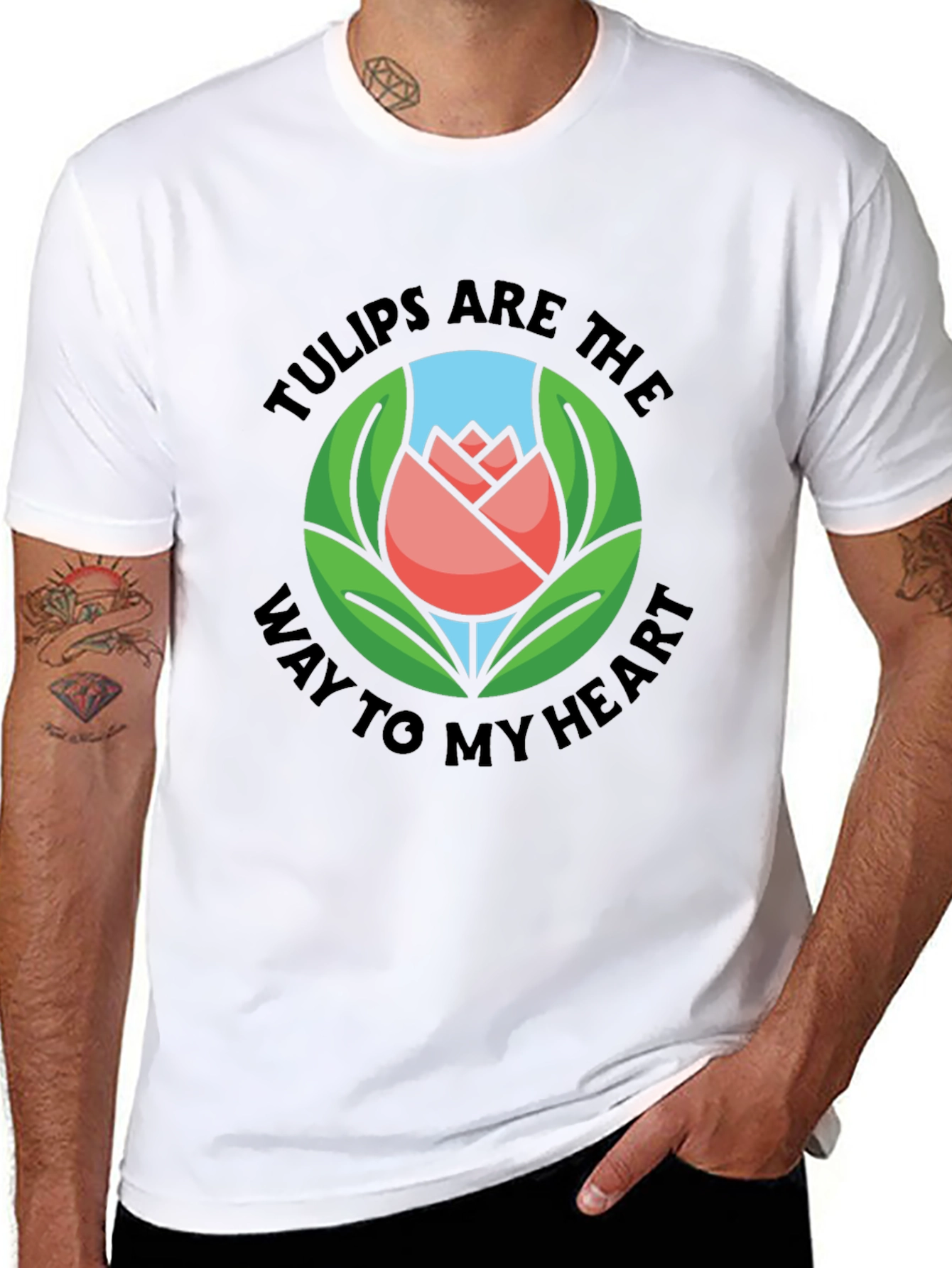 Tulips Are The Way To My Heart Graphic T-Shirt