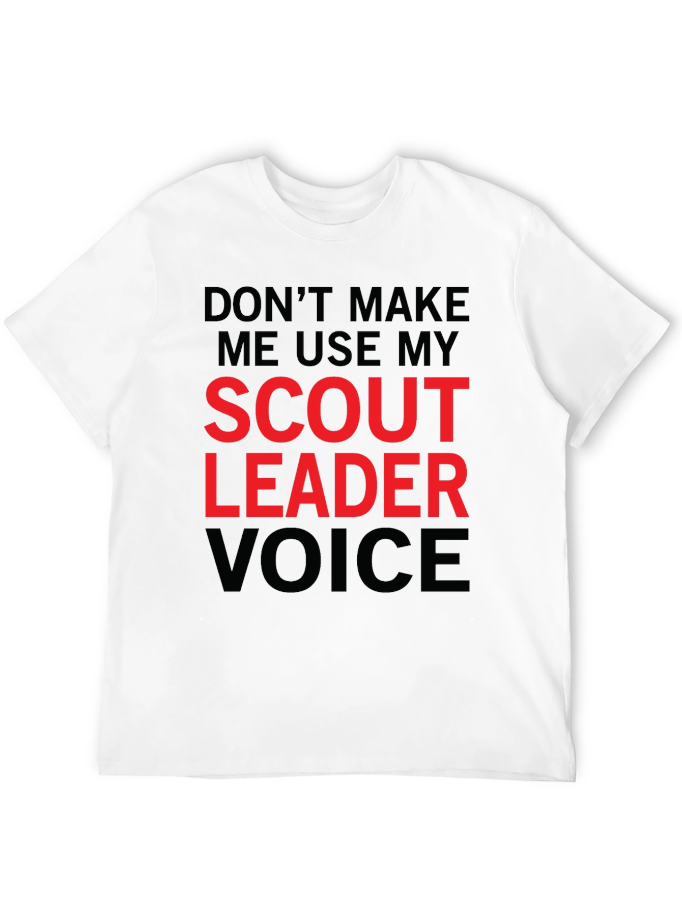 Scout Leader Voice Graphic Tee - Funny Mens T-Shirt