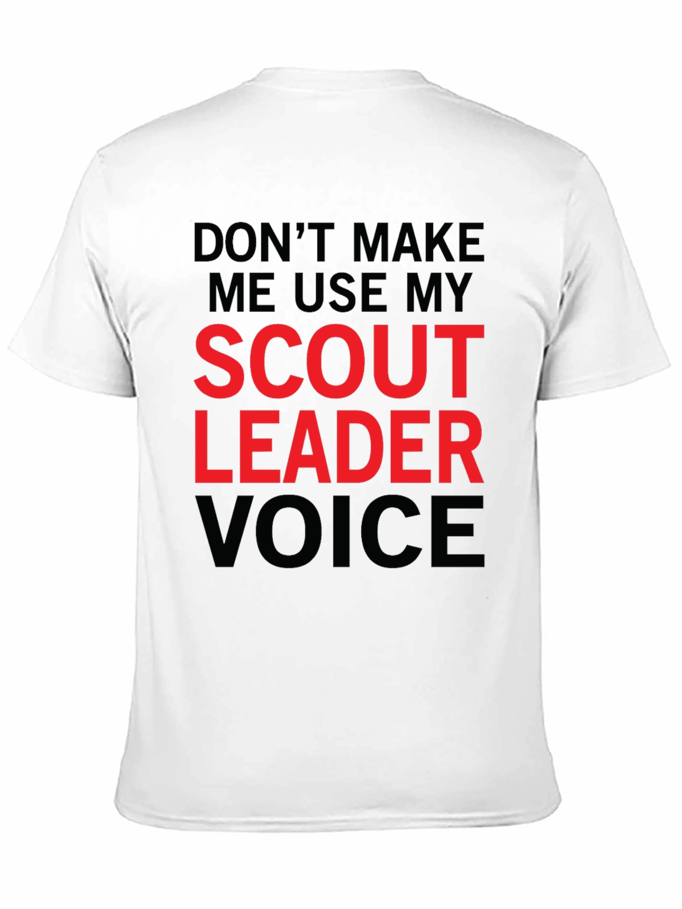 Scout Leader Voice Graphic Tee - Funny Mens T-Shirt