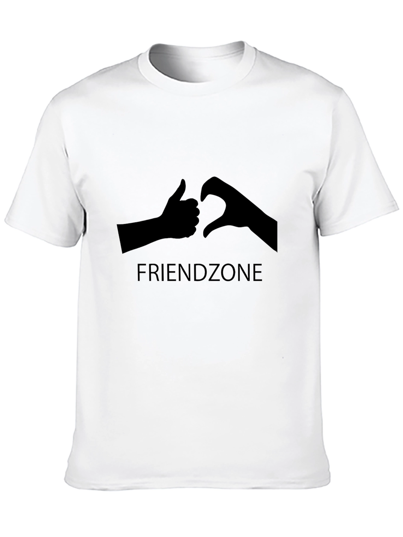 Friendzone Graphic Black T-Shirt