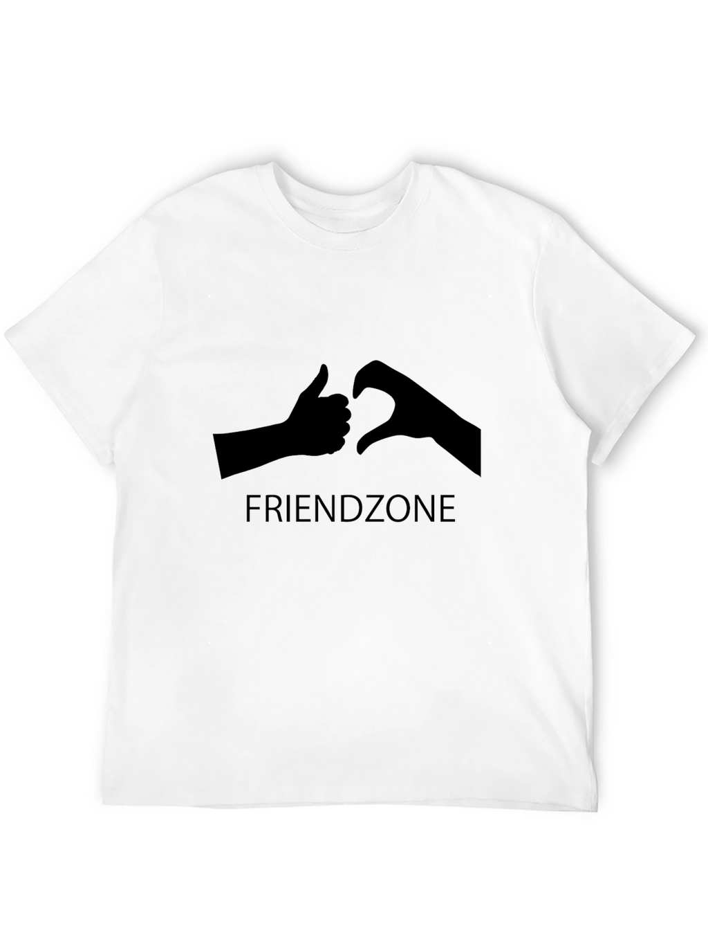Friendzone Graphic Black T-Shirt