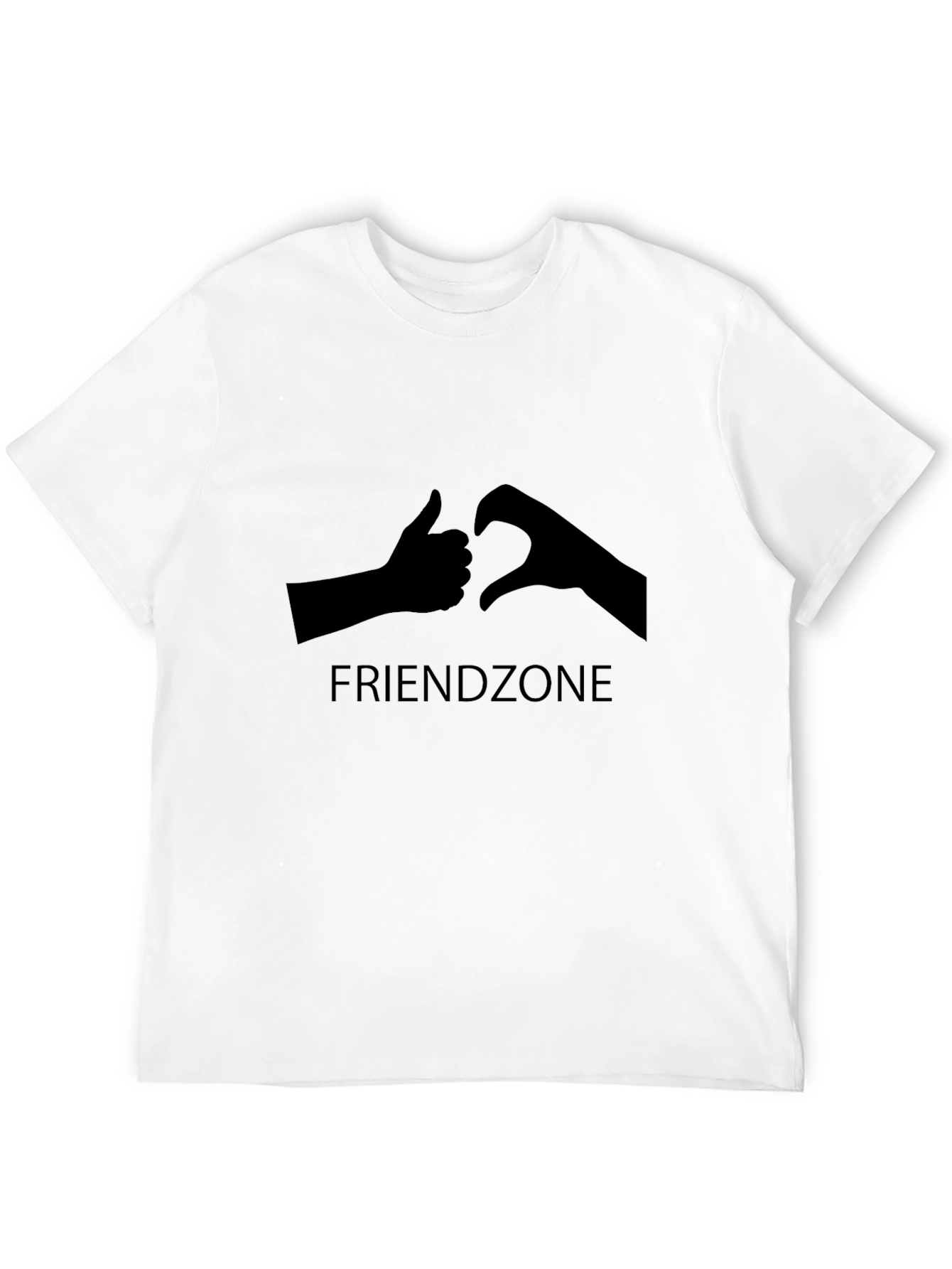Friendzone Graphic Black T-Shirt