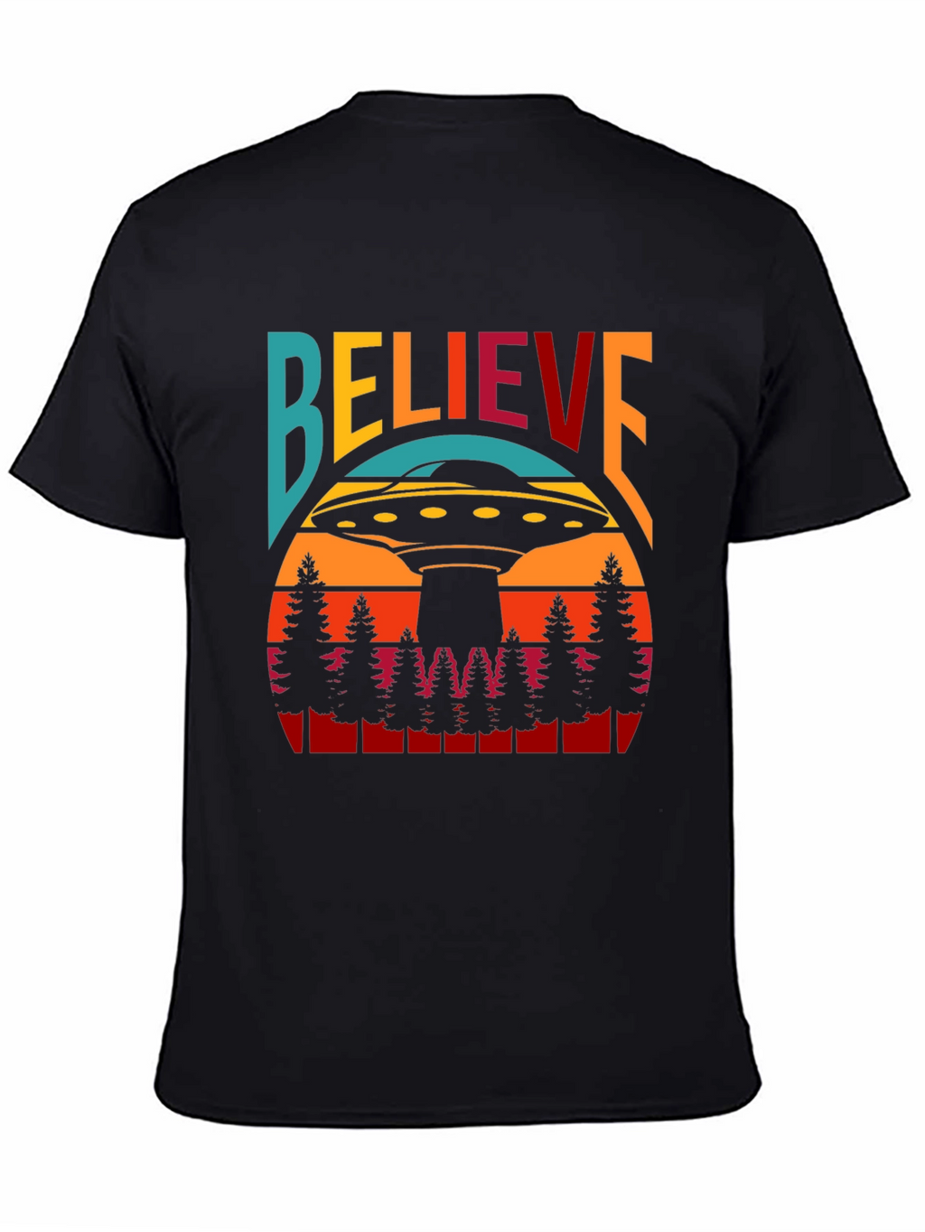 Believe UFO T-Shirt - Retro Graphic Tee