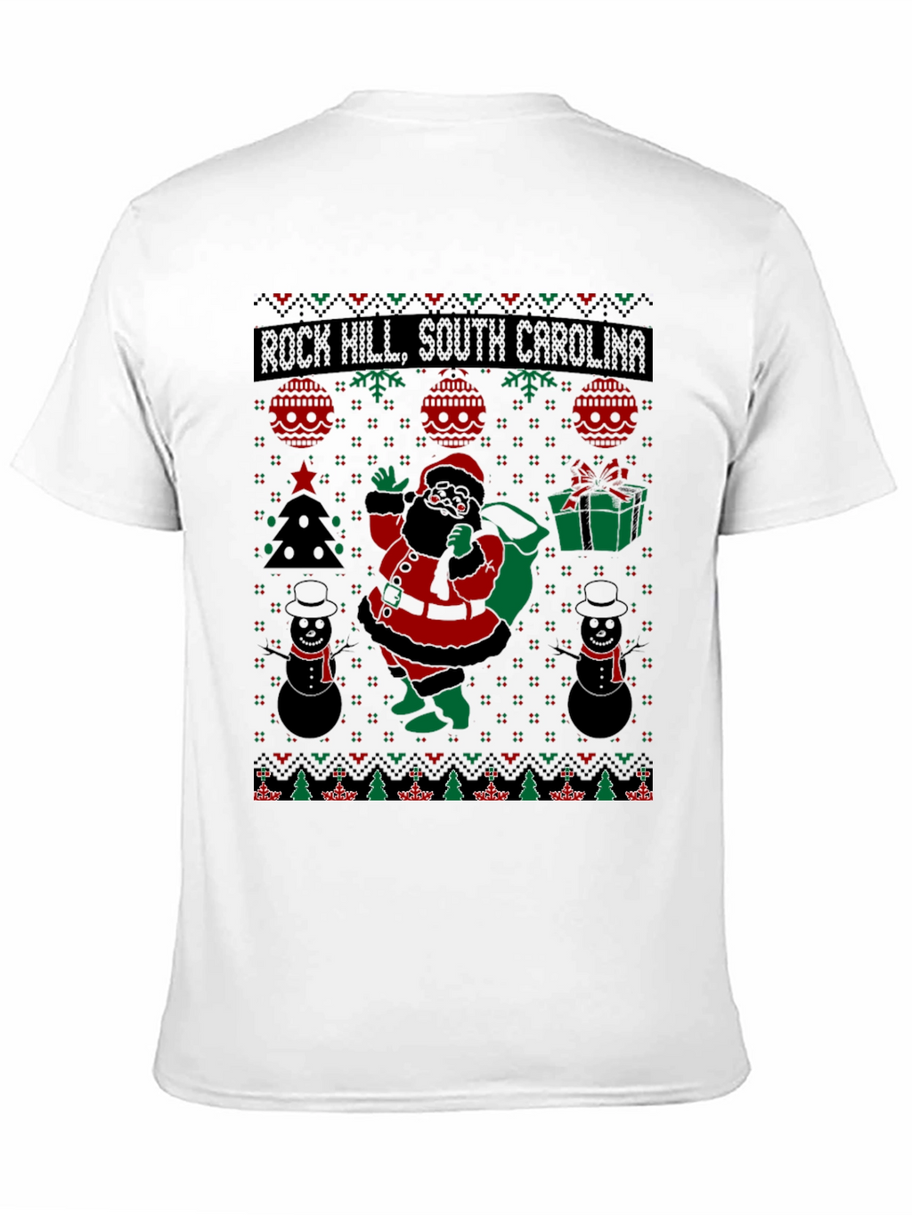 Rock Hill Ugly Christmas T-Shirt
