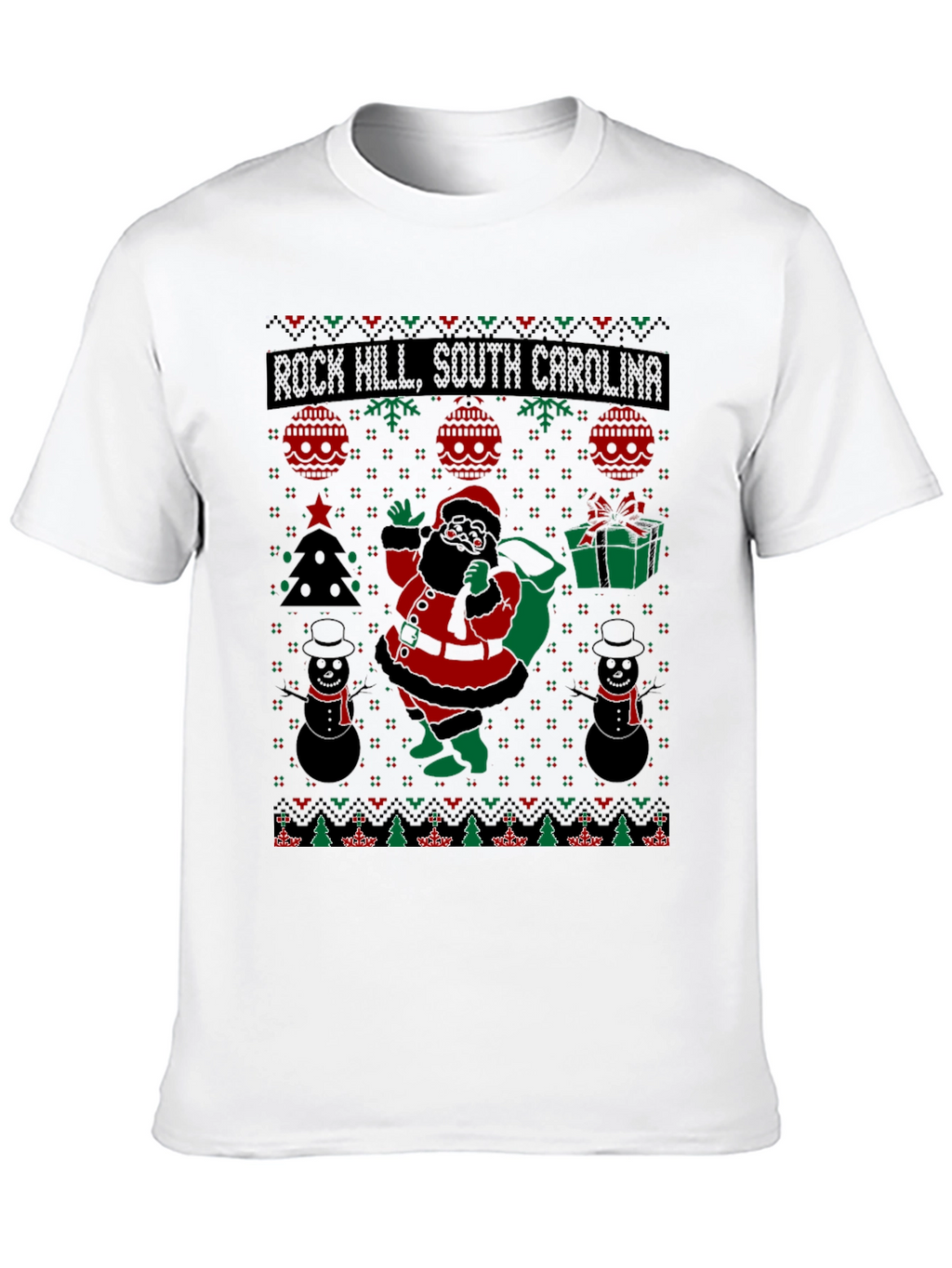 Rock Hill Ugly Christmas T-Shirt