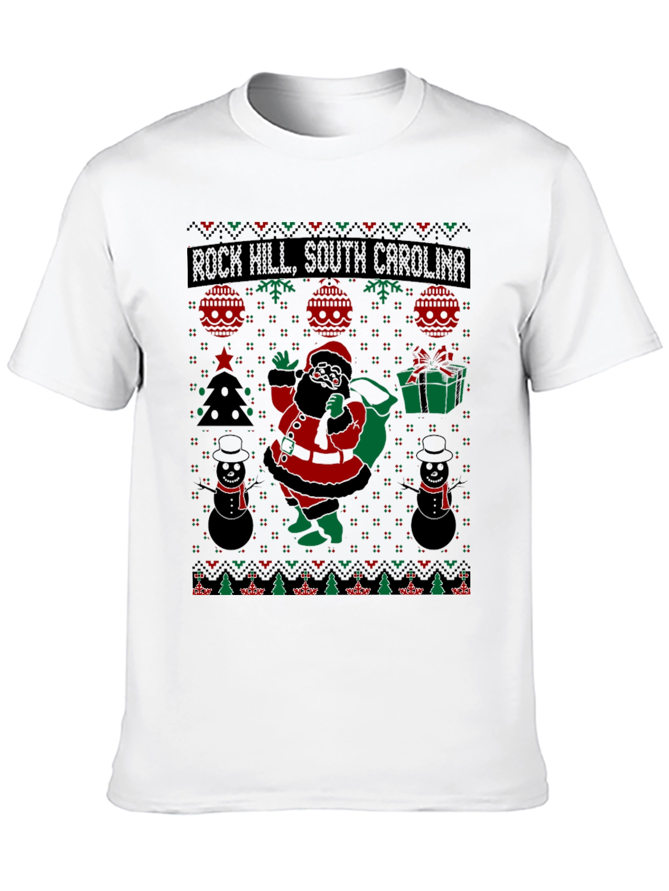 Rock Hill Ugly Christmas T-Shirt