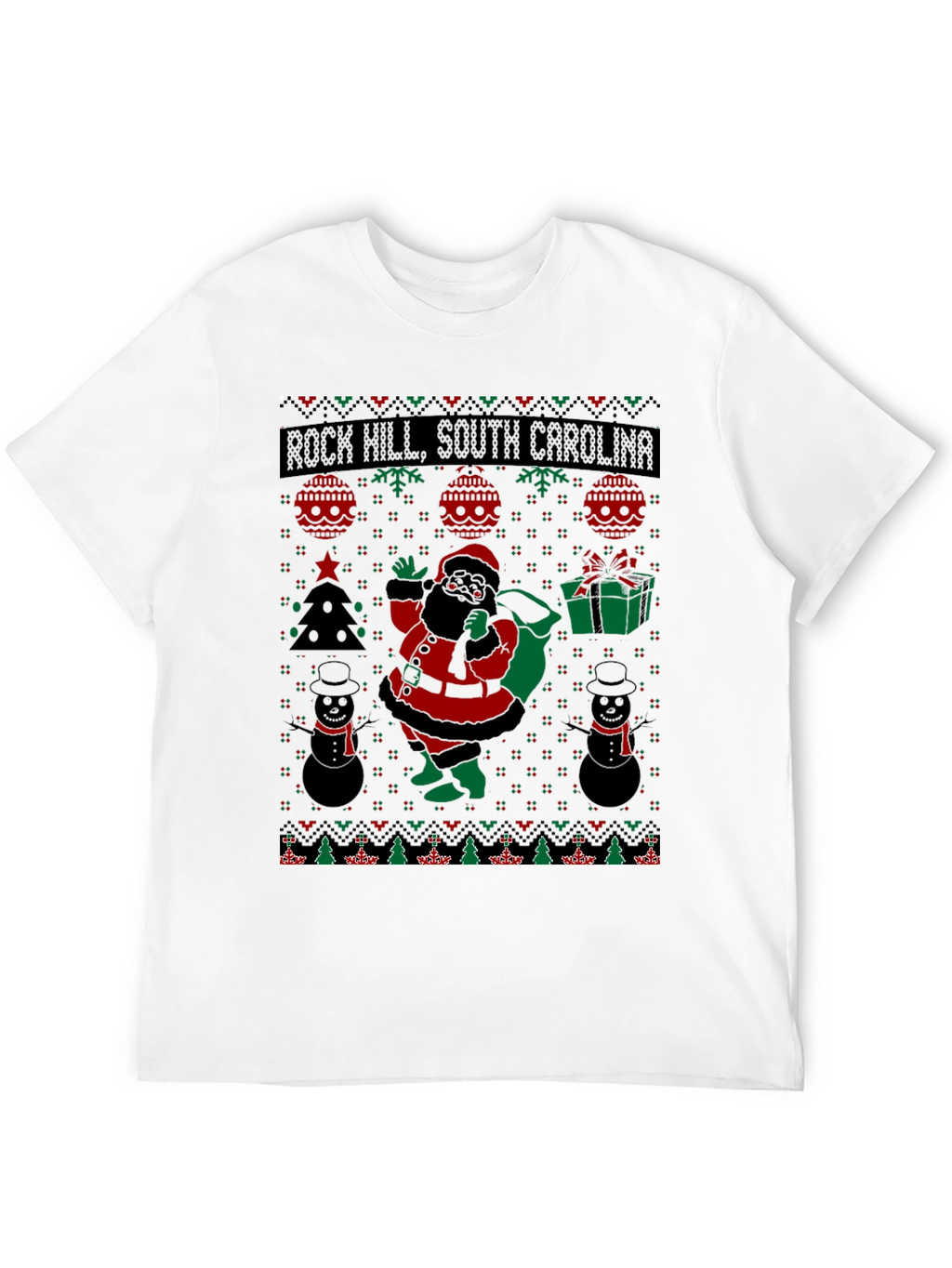 Rock Hill Ugly Christmas T-Shirt