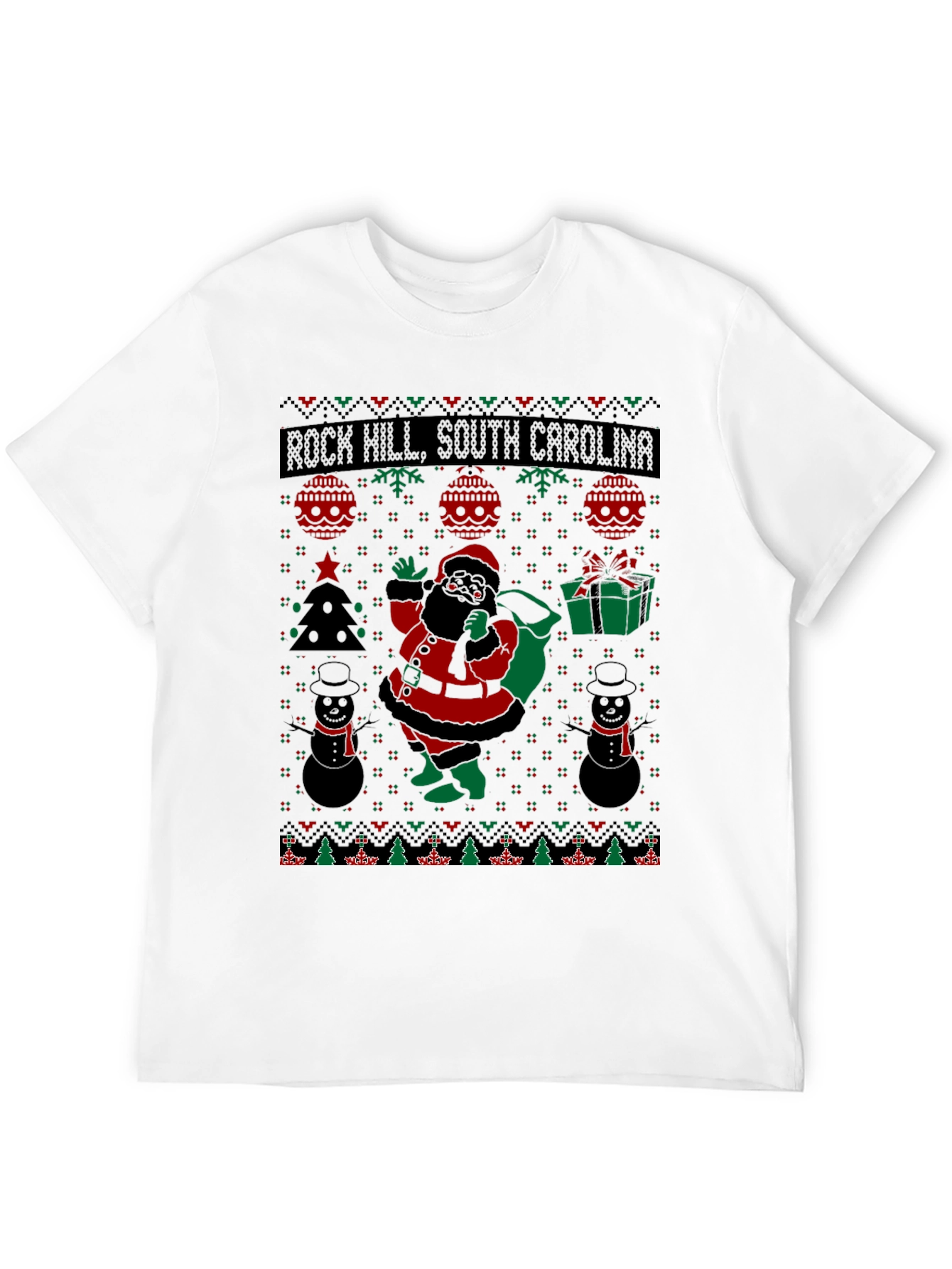 Rock Hill Ugly Christmas T-Shirt