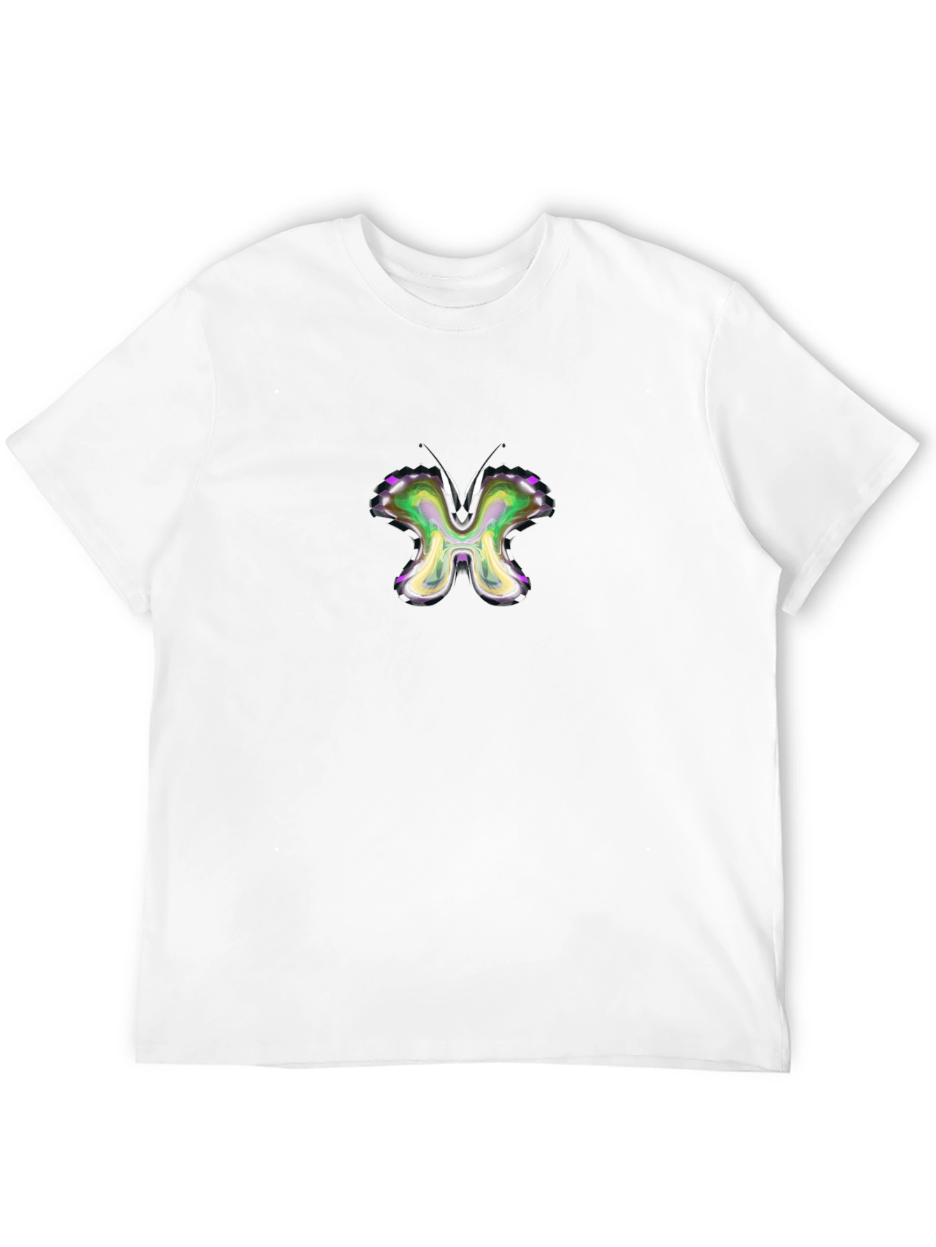 Butterfly Graphic Black Tee