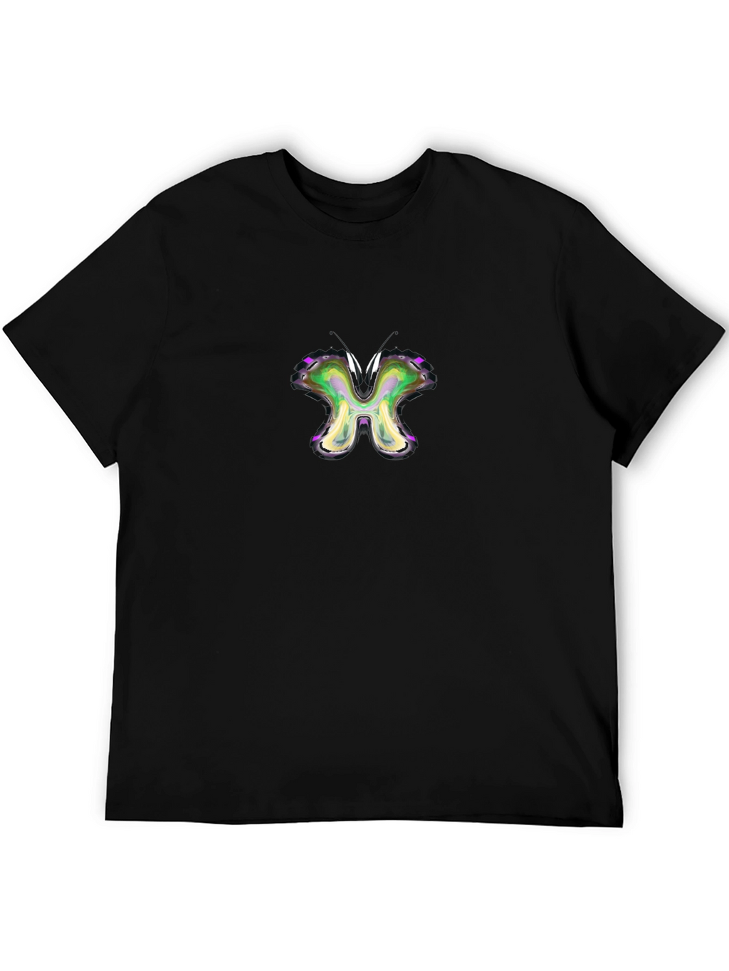 Butterfly Graphic Black Tee