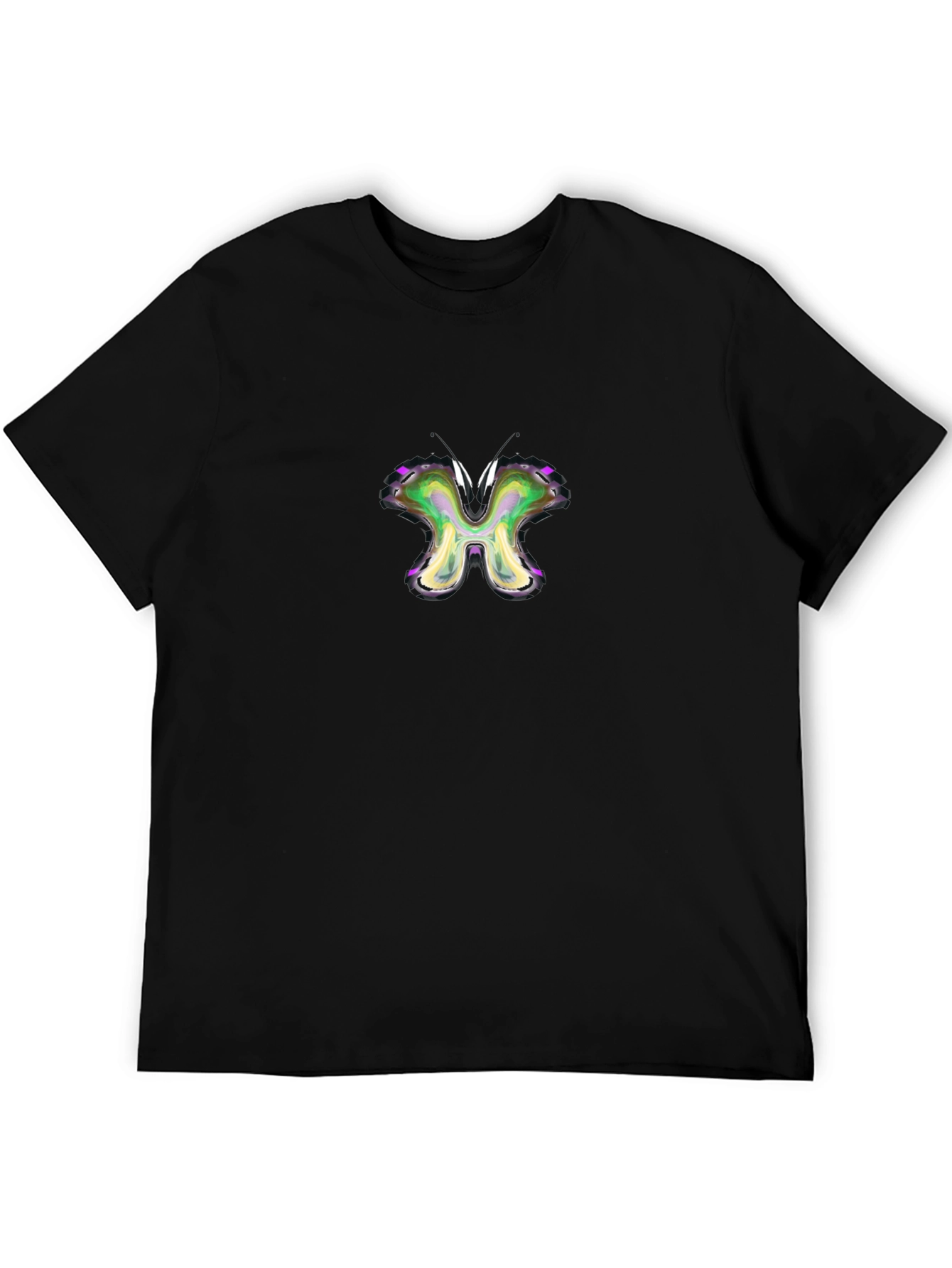 Butterfly Graphic Black Tee