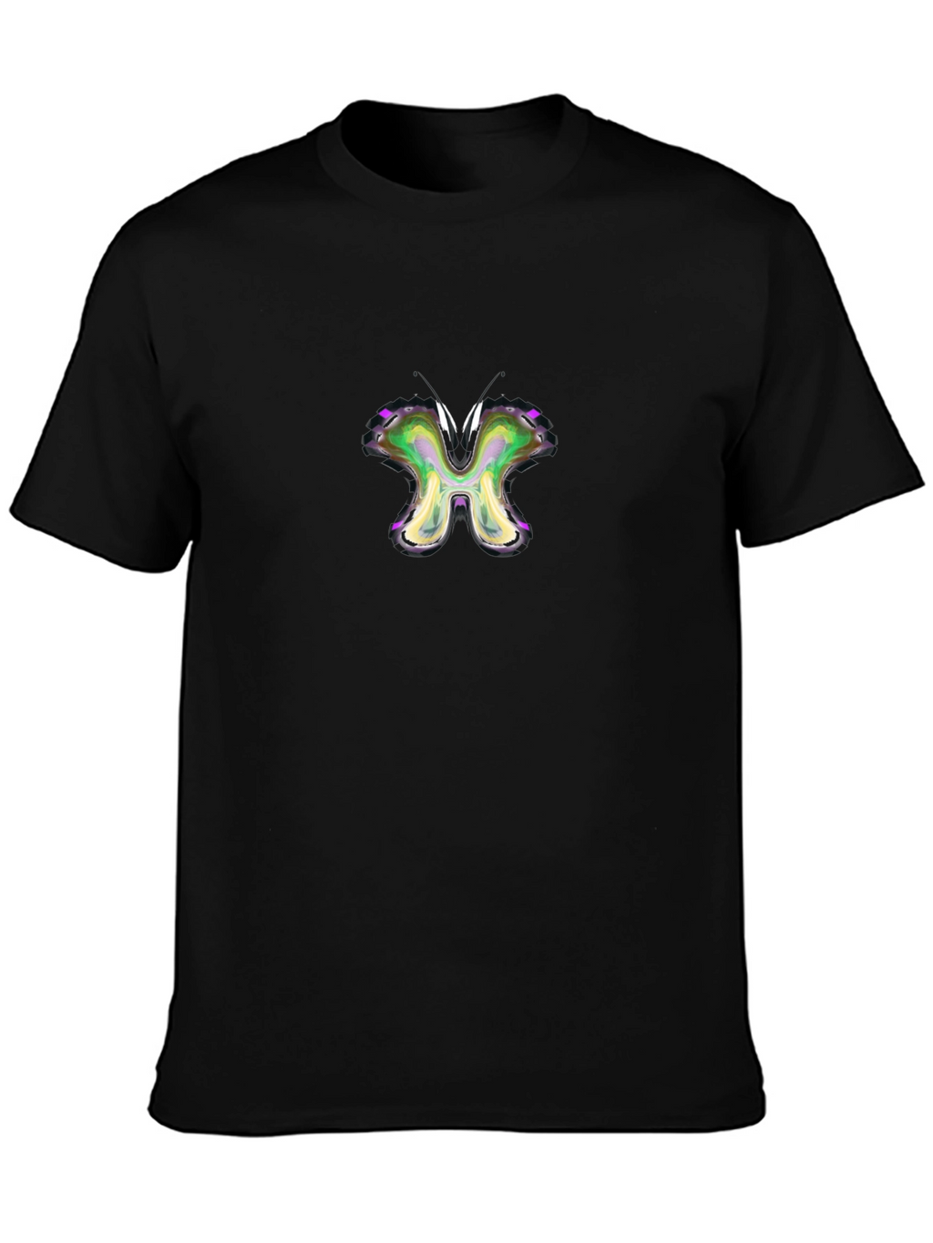 Butterfly Graphic Black Tee