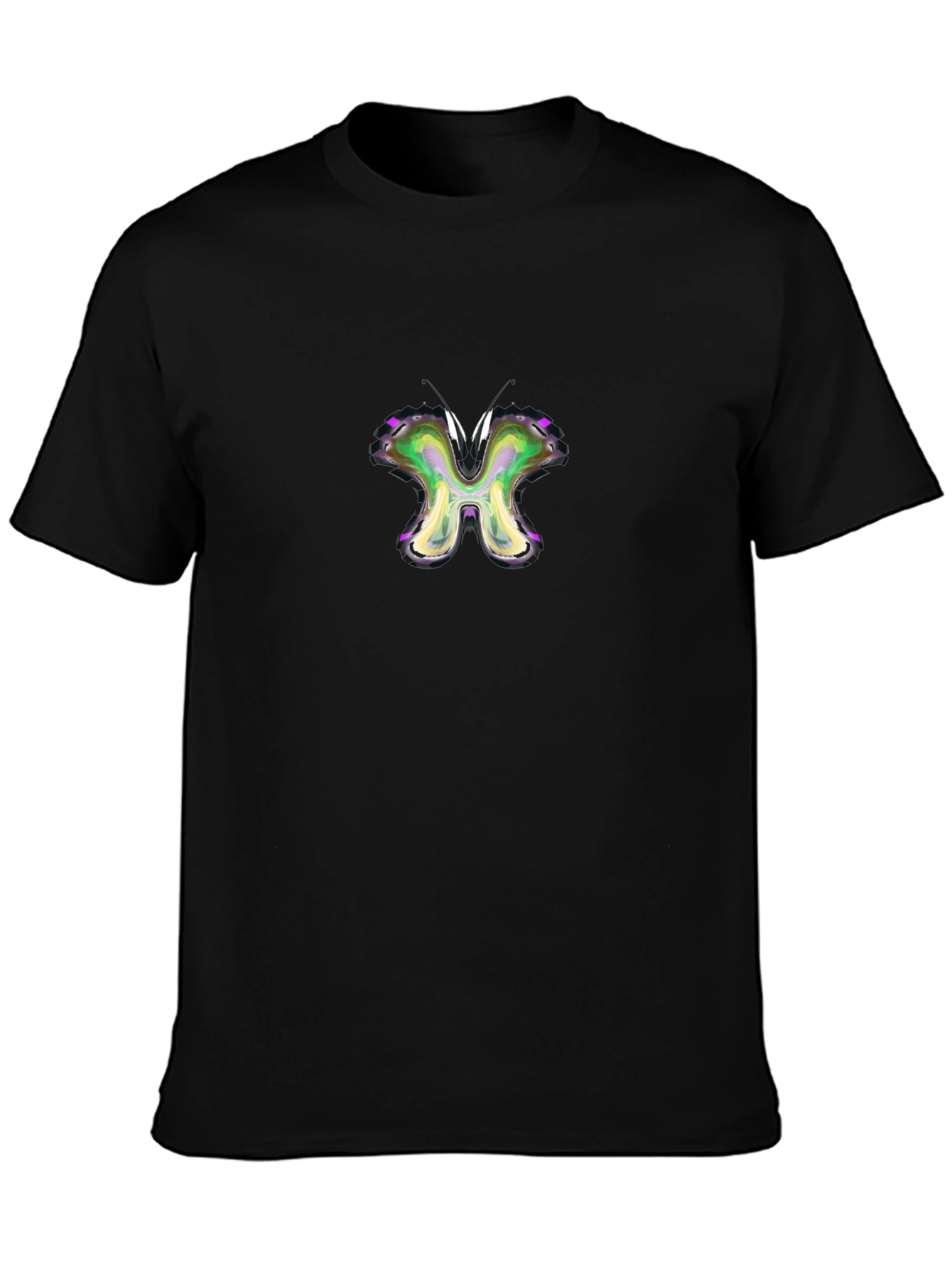 Butterfly Graphic Black Tee
